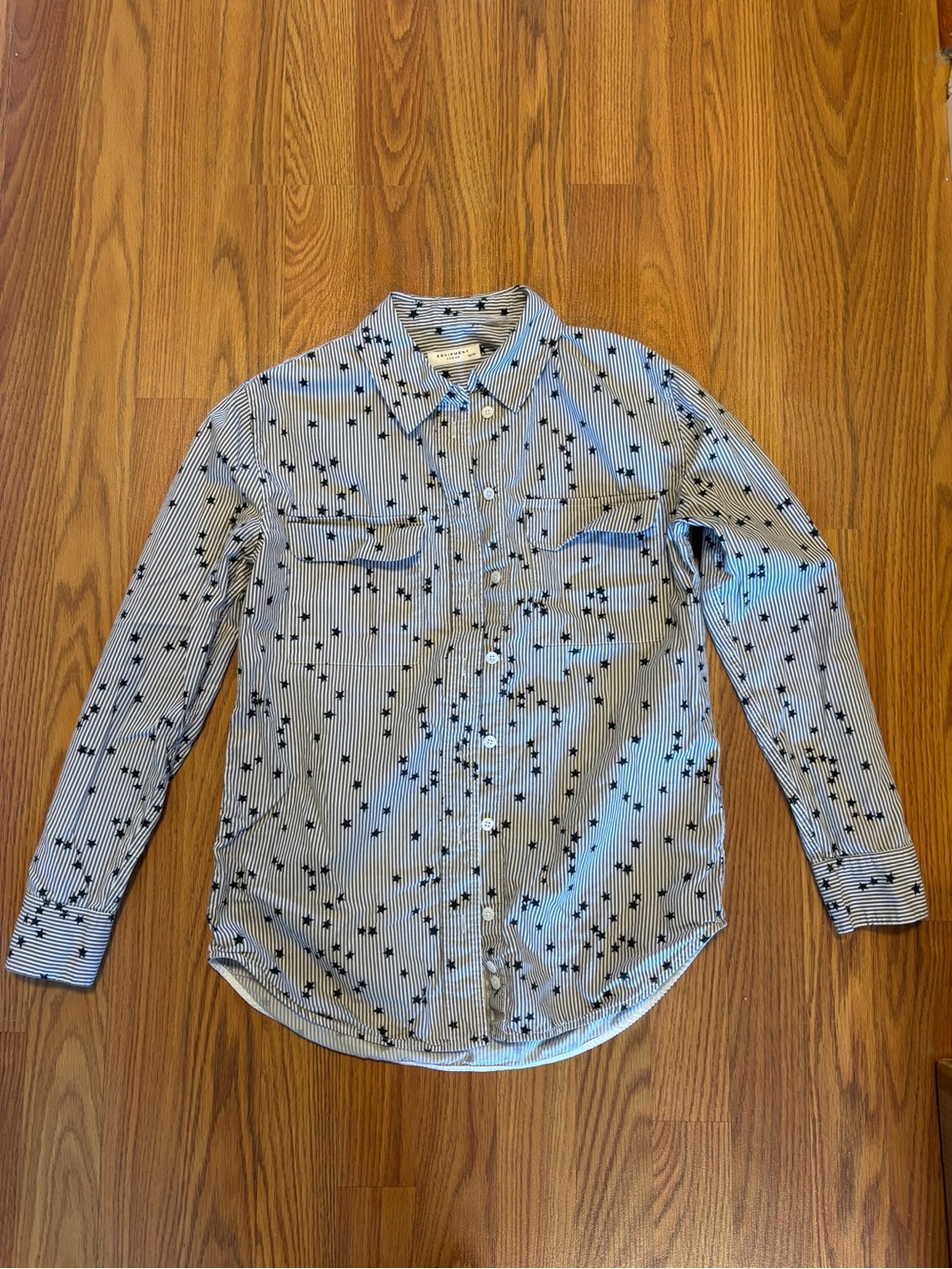 Equipment Femme Star Striped Button-Down Shirt